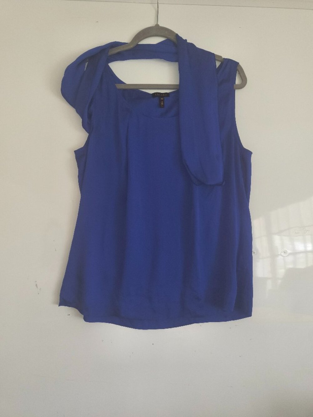 Escada Blue Top